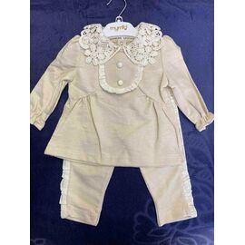 Фотография Костюм детский на девочку BB108 beige р.0.6-2 "BURATINO" недорого оптом от прямого поставщика