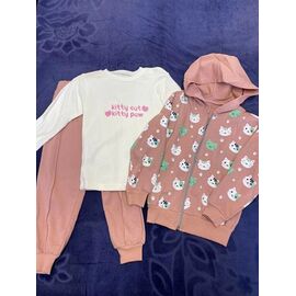 Фотография Костюм детский спортивный на девочку BB89 beige р.1-4 "BURATINO" недорого оптом от прямого поставщика