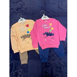 Фотография Костюм детский спортивный на девочку BB91 beige р.0.9-2 "BURATINO" недорого оптом от прямого поставщика