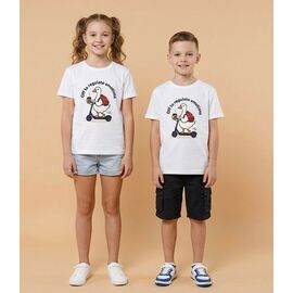 Фотография Костюм детский унисекс 1757 white-grey р.128-158 "Bright Harmony" недорого оптом от прямого поставщика