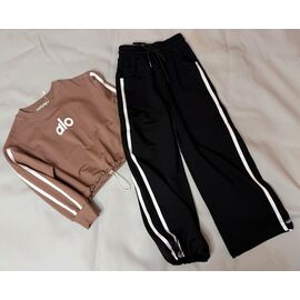 Фотография Костюм детский спортивный на девочку 922 brown р.116-164 "Bright Harmony" недорого оптом от прямого поставщика