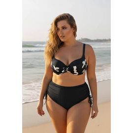 Купальник жіночий 26005 black р.48-56 "DFK" недорого оптом від прямого постачальника