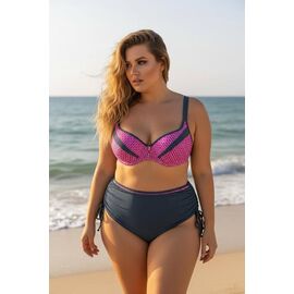 Купальник жіночий 26805 pink р.48-56 "DFK" недорого оптом від прямого постачальника