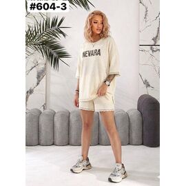 Костюм жіночий 604-3 l.beige р.48-52 "ZLATA" недорого оптом від прямого постачальника