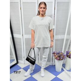 футболка жіноча 7317 white р.one size "LOOK" недорого оптом від прямого постачальника