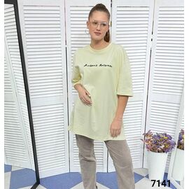 футболка жіноча 7141 yellow р.one size "LOOK" недорого оптом від прямого постачальника