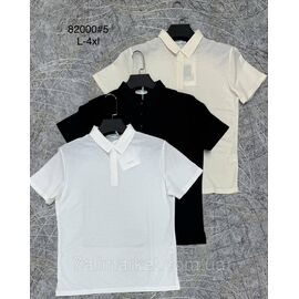 Футболка-поло чоловіча молодіжна р-ри L-4XL (3кв) "PROSTOMEN" недорого гуртом від прямого постачальника