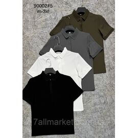 Футболка-поло чоловіча молодіжна р-ри M-3XL (4 кв) "PROSTOMEN" недорого гуртом від прямого постачальника