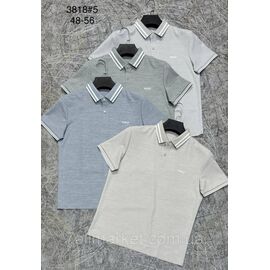 Футболка-поло чоловіча молодіжна р-ри 48-56 (4 кв) "PROSTOMEN" недорого гуртом від прямого постачальника