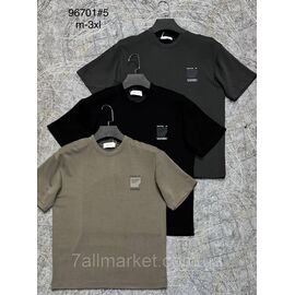 Футболка чоловіча молодіжна р-ри M-3XL (3 кв) "PROSTOMEN" недорого гуртом від прямого постачальника