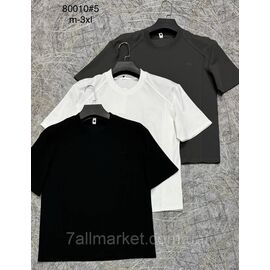 Футболка чоловіча молодіжна р-ри M-3XL (3 кв) "PROSTOMEN" недорого гуртом від прямого постачальника