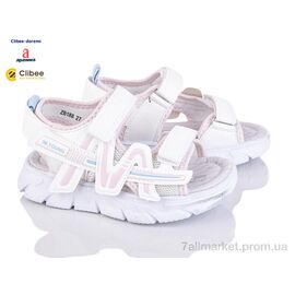 Фотография Босоножки детские летние Лето ZB188 white (6 пар р.27-32) "Clibee-Doremi" недорого оптом от прямого поставщика