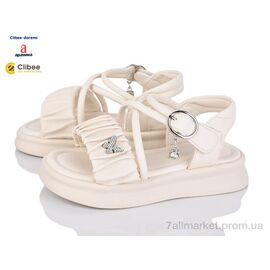 Фотография Босоножки детские летние Лето B1695 beige (8 пар р.25-30) "Clibee-Doremi" недорого оптом от прямого поставщика