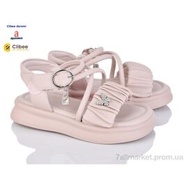 Фотография Босоножки детские летние Лето B1695 pink (8 пар р.25-30) "Clibee-Doremi" недорого оптом от прямого поставщика
