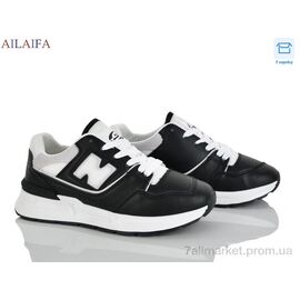 Кросівки жіночі модні Весна/осінь MX803 black (8 пар р.36-41) "Ailaifa" недорого оптом від прямого постачальника