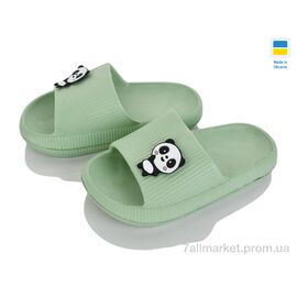 Фотография Шлепки детские летние Лето Cross 022 оливка (6 пар р.24-29) "Vladimir" недорого оптом от прямого поставщика