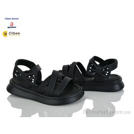 Фотография Босоножки детские летние Лето AB722 black (6 пар р.26-31) "Clibee-Doremi" недорого оптом от прямого поставщика