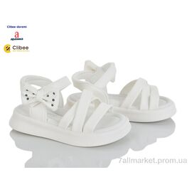 Фотография Босоножки детские летние Лето AB722 white (6 пар р.26-31) "Clibee-Doremi" недорого оптом от прямого поставщика