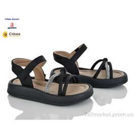 Фотография Босоножки детские летние Лето AB691 black (6 пар р.27-31) "Clibee-Doremi" недорого оптом от прямого поставщика