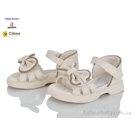 Фотография Босоножки детские летние Лето AA699 beige (6 пар р.21-26) "Clibee-Doremi" недорого оптом от прямого поставщика