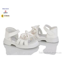 Фотография Босоножки детские летние Лето AA699 white (6 пар р.21-26) "Clibee-Doremi" недорого оптом от прямого поставщика