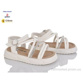 Фотография Босоножки детские летние Лето B9270 white (8 пар р.26-30) "Clibee-Doremi" недорого оптом от прямого поставщика