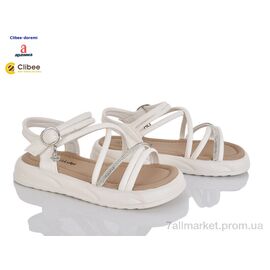 Фотография Босоножки детские летние Лето A9270 white (8 пар р.31-36) "Clibee-Doremi" недорого оптом от прямого поставщика