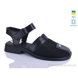 Фотография Босоножки женские летние Лето 805 чорний к. (6 пар р.37-42) "Sali" недорого оптом от прямого поставщика