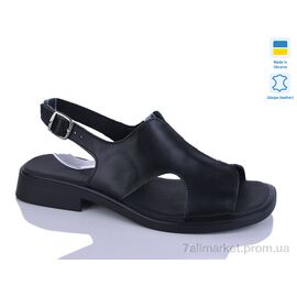 Фотография Босоножки женские летние Лето 51 чорний к. (6 пар р.37-42) "Sali" недорого оптом от прямого поставщика