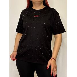 футболка жіноча H538 black р.50-56 "Kosta" недорого оптом від прямого постачальника