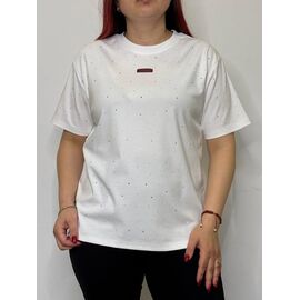 футболка жіноча H538 white р.50-56 "Kosta" недорого оптом від прямого постачальника