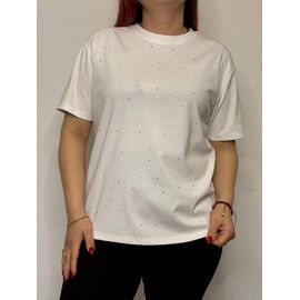 футболка жіноча H538-1 white р.50-56 "Kosta" недорого оптом від прямого постачальника