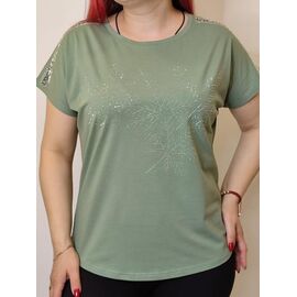 футболка жіноча 1713 green р.48-52 "Kosta" недорого оптом від прямого постачальника