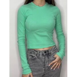 Светр жіночий 2412 green р.42-46 "Kosta" недорого оптом від прямого постачальника