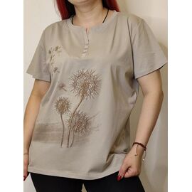 футболка жіноча 9679 beige р.48-52 "Kosta" недорого оптом від прямого постачальника