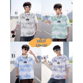 Фотография Футболка детская на мальчика 26210 blue р.150-180 "Farbique" недорого оптом от прямого поставщика