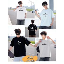 Фотография Футболка детская на мальчика 26222 white р.150-180 "Farbique" недорого оптом от прямого поставщика