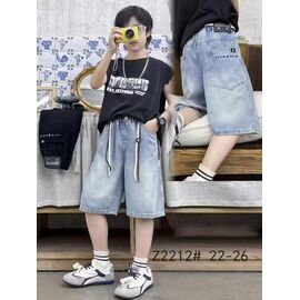 Фотография Шорты детские на мальчика 2212 l.blue р.22-26 "Farbique" недорого оптом от прямого поставщика