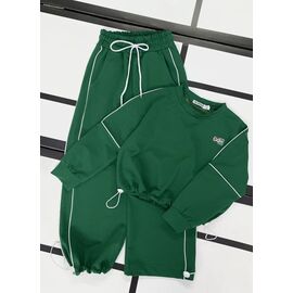 Фотография Костюм детский спортивный на девочку 393 green р.128-152 "Kosmy" недорого оптом от прямого поставщика