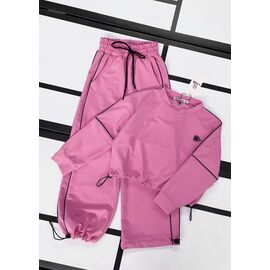 Фотография Костюм детский спортивный на девочку 393 pink р.128-152 "Kosmy" недорого оптом от прямого поставщика
