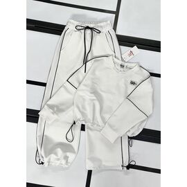 Фотография Костюм детский спортивный на девочку 393 white р.128-152 "Kosmy" недорого оптом от прямого поставщика