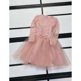 Фотография Платье детское лёгкое на девочку K355 peach р.98-116 "Kosmy" недорого оптом от прямого поставщика