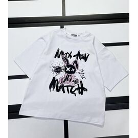 Фотография Футболка детская на девочку 520-57 white р.128-152 "Kosmy" недорого оптом от прямого поставщика