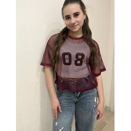 Фотография Комплект детский лёгкий на девочку M501 red р.152-164 "Moda school" недорого оптом от прямого поставщика