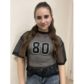 Фотография Комплект детский лёгкий на девочку M505 black р.152-164 "Moda school" недорого оптом от прямого поставщика