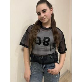 Фотография Комплект детский лёгкий на девочку M511 black р.152-164 "Moda school" недорого оптом от прямого поставщика