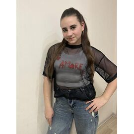 Фотография Комплект детский лёгкий на девочку M512 black р.152-164 "Moda school" недорого оптом от прямого поставщика