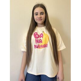 Фотография Футболка детская на девочку M524 yellow р.140-164 "Moda school" недорого оптом от прямого поставщика