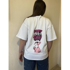 Фотография Футболка детская на девочку M527 white р.140-164 "Moda school" недорого оптом от прямого поставщика