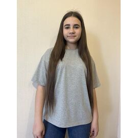 Фотография Футболка детская на девочку M530 grey р.140-164 "Moda school" недорого оптом от прямого поставщика
